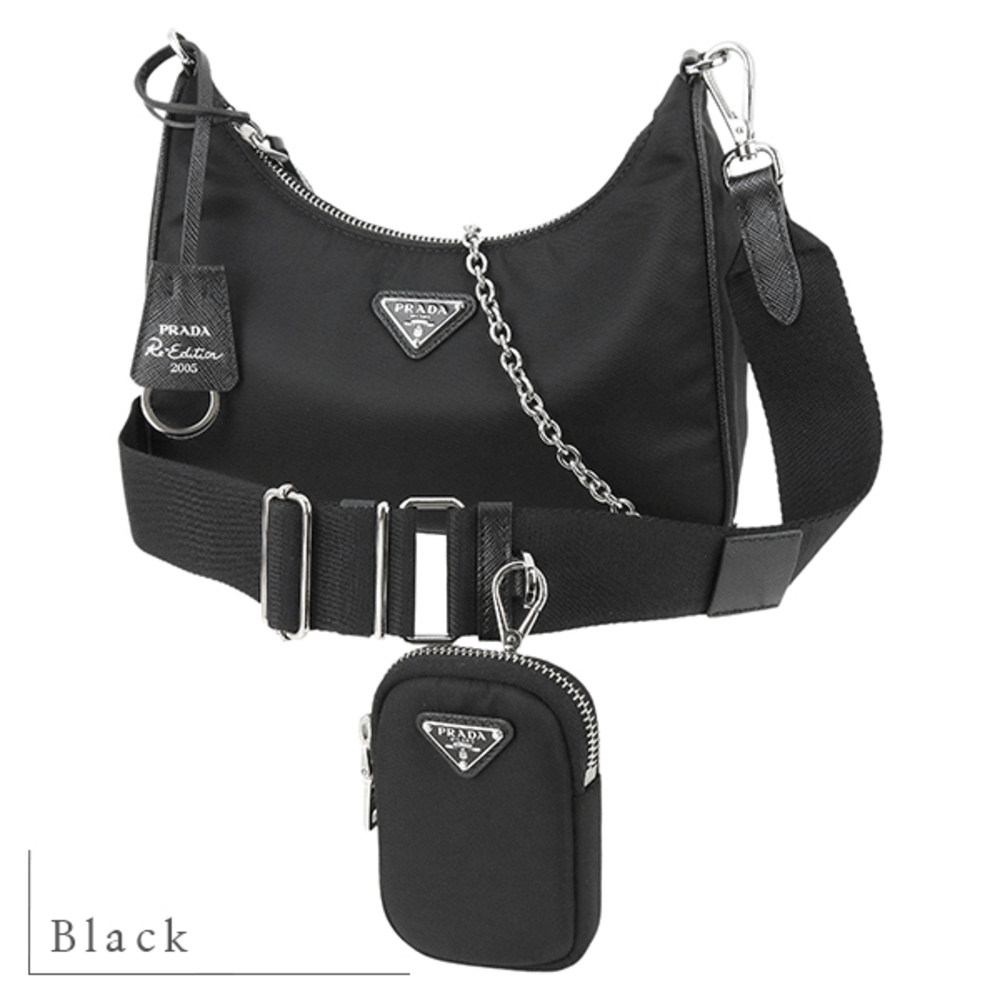Prada Shoulder Bag Re Edition Re Black